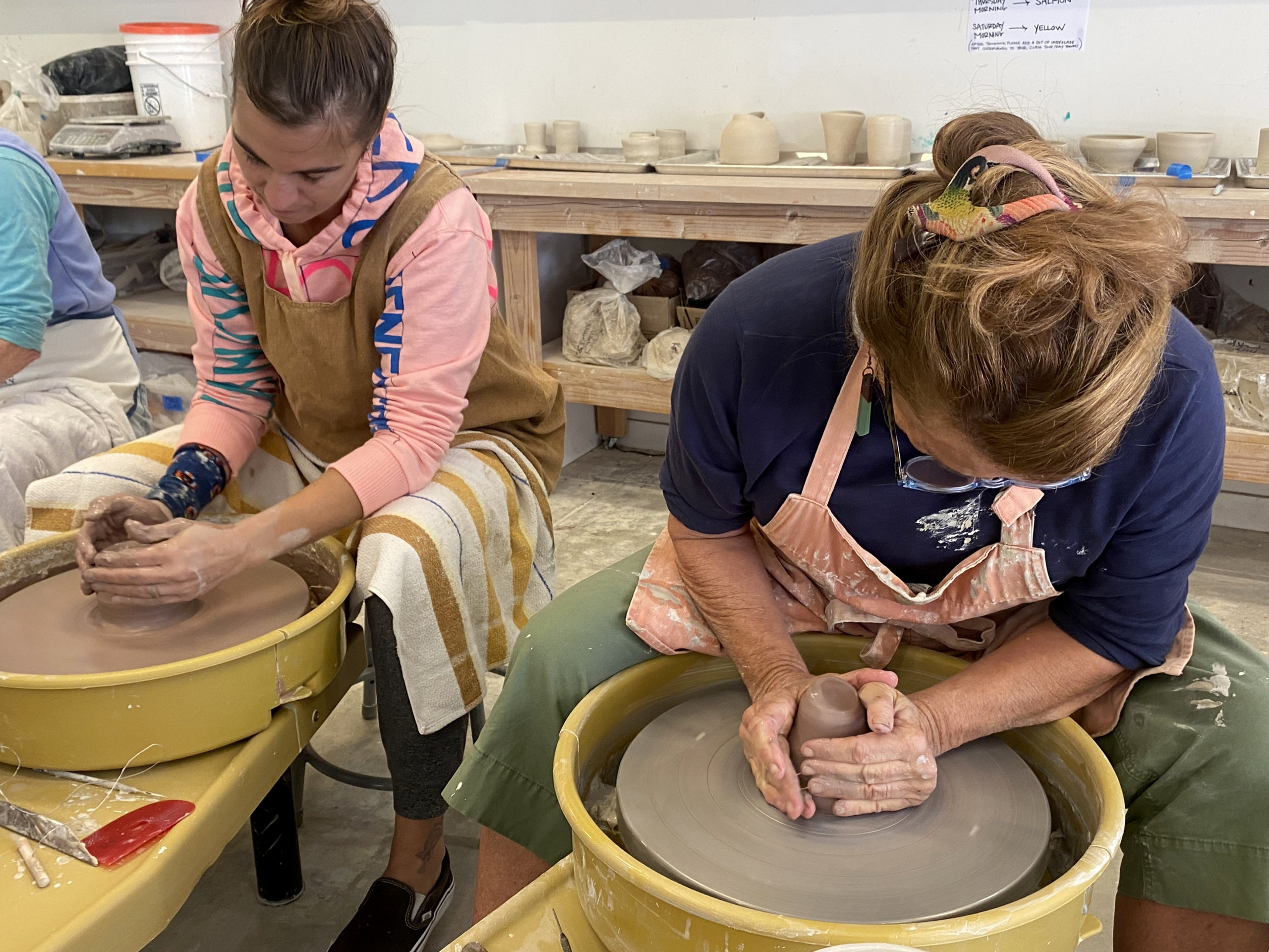 Winter 2024 Adults Pottery Wheel Throw Class (10 weeks) - Creative Hands  Art School