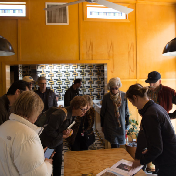 Img Group tours art collection in home