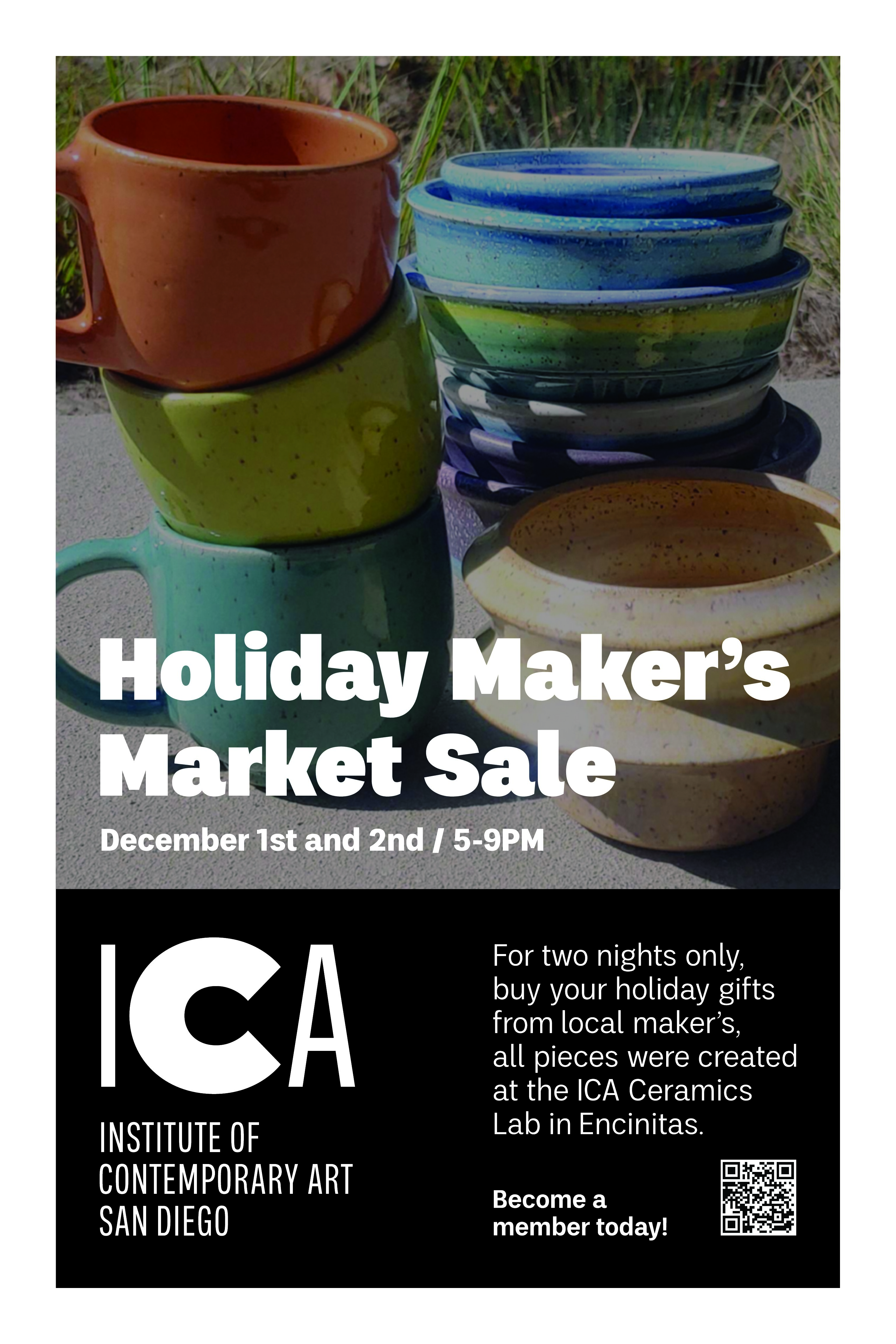Ica Ceramics Poster Decembernights Print Nov
