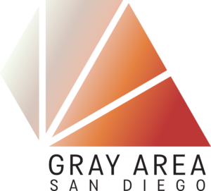 Gray Area Color With Black V